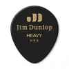 Медіатори Dunlop 485P03HV Genuine Celluloid Teardrop Black Heavy Player's Pack (12 шт.)