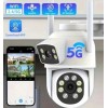 Камера відеоспостереження No Brand Q30-6MP Dual IP Camera Wi-Fi 6 Мп Білий (2390000024)