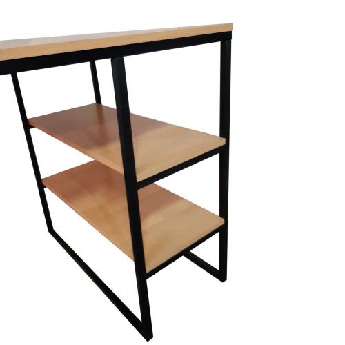 Стіл письмовий GoodsMetall із металу з полицями в стилі Лофт 1100х700х770 СП103 Стіл письмовий GoodsMetall із металу з полицями в стилі Лофт 1100х700х770 СП103