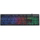 Ігрова клавіатура KeyBoard HK-6300TZ та мишка з RGB підсвічуванням Black