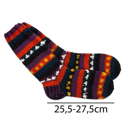 Шкарпетки теплі Тапа Kathmandu вовна яка L Різнокольорові візерунки (27297) в інтернет супермаркеті PbayMarket!