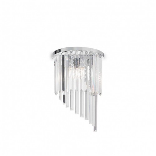Кришталеве бра Ideal Lux Carlton 30x45 см Прозорий (id168913)