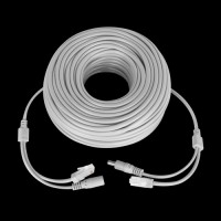 Патчкорд комбінований по кручений парі GreenVision GV-RJ-45+DC 40 м