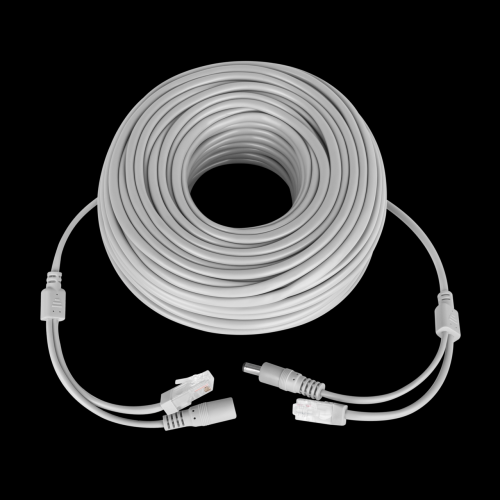 Патчкорд комбінований по кручений парі GreenVision GV-RJ-45+DC 40 м Патчкорд комбінований по кручений парі GreenVision GV-RJ-45+DC 40 м
