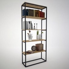 Стелаж для зберігання в стилі Loft NS-1645 1930x900x350 мм Черный