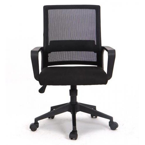 Крісло офісне Даллас SDM Синхромеханізм сітка тканина чорна Крісло офісне Даллас SDM Синхромеханізм сітка тканина чорна