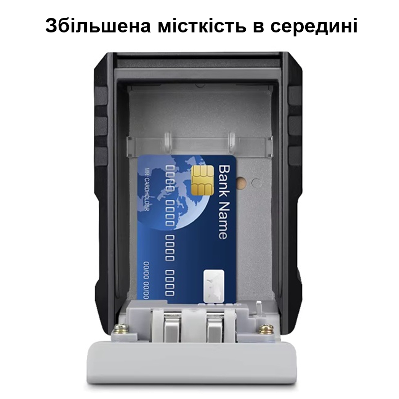 Збільшений міні сейф для ключів із кодовим замком антивандальний Nectronix CH-817P, розмір 135*95*56 мм