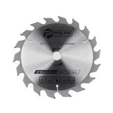 Диск Polax пиляльний по дереву з твердосплавними напайками 185 x 20.0, 18 Т (54-135)