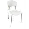 Стілець SDM Асторія пластикова з металевим каркасом Білий
