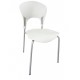 Стілець SDM Асторія пластикова з металевим каркасом Білий