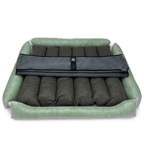 Лежак ліжко для собак всіх порід EGO Bosyak Рогожка 2XL 115x95 Сірий (спальне місце для великих собак) Лежак ліжко для собак всіх порід EGO Bosyak Рогожка 2XL 115x95 Сірий (спальне місце для великих собак)