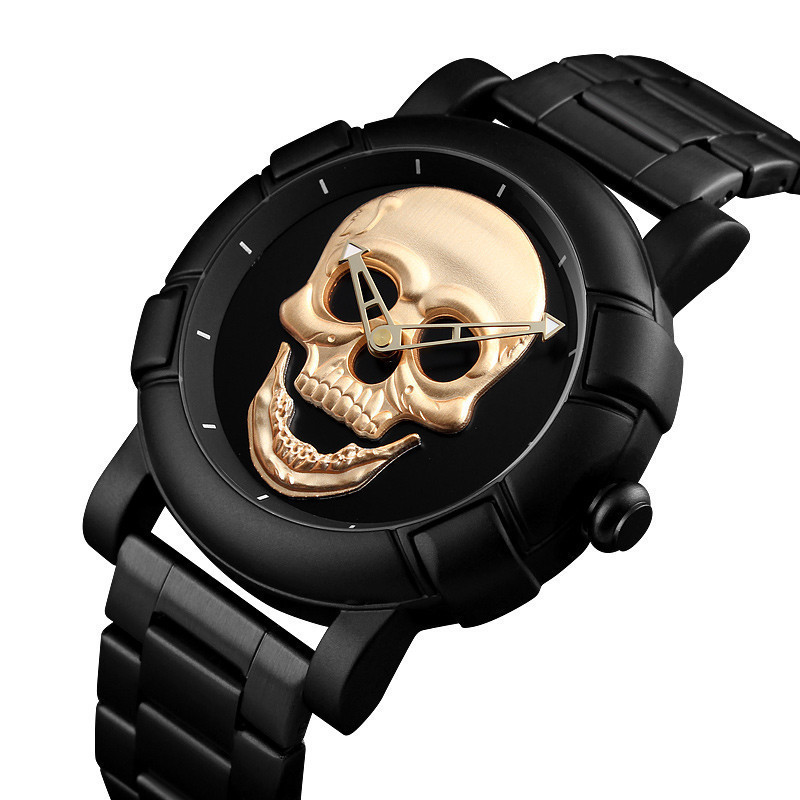 Оригінальний годинник Skmei Skull 9178 Black