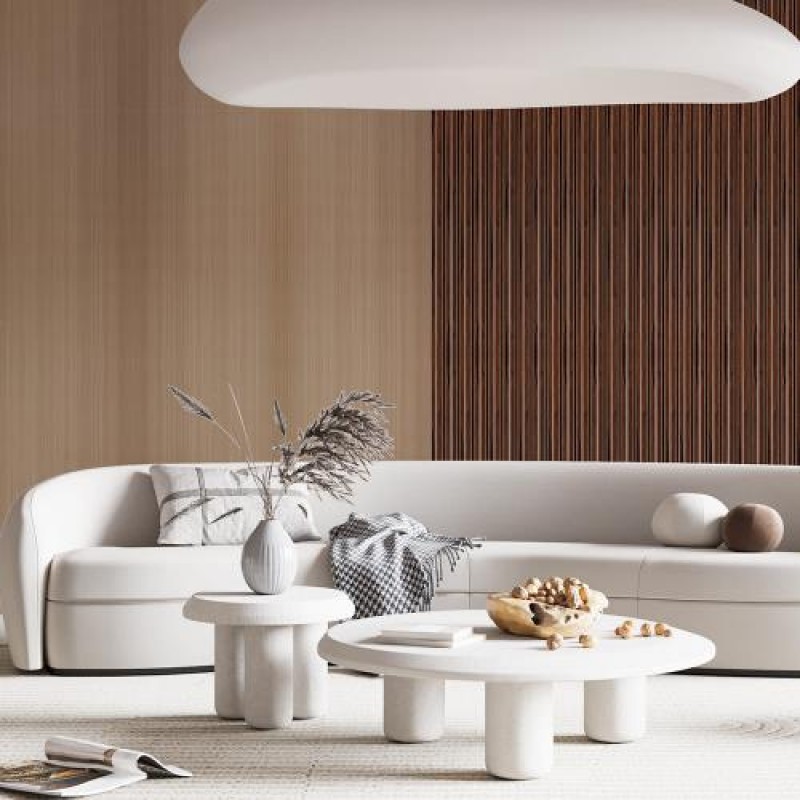 Декоративна стінова рейка Sticker Wall PS 2900x120x12 мм Темно-коричневий (SW-00002144)