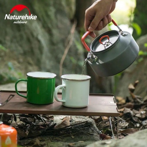 Сайник Naturehike NH17C020-H 1.45 л Сірий (2321521843) Сайник Naturehike NH17C020-H 1.45 л Сірий (2321521843)