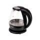 Електрочайник скляний 1.5 л Adler AD 1224 чорний