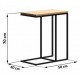 Приставний столик у стилі Loft NS-1504 730x500x400 мм Черный