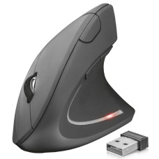 Бездротова вертикальна комп'ютерна миша Supmango 1600 DPI 6 кнопок Чорний