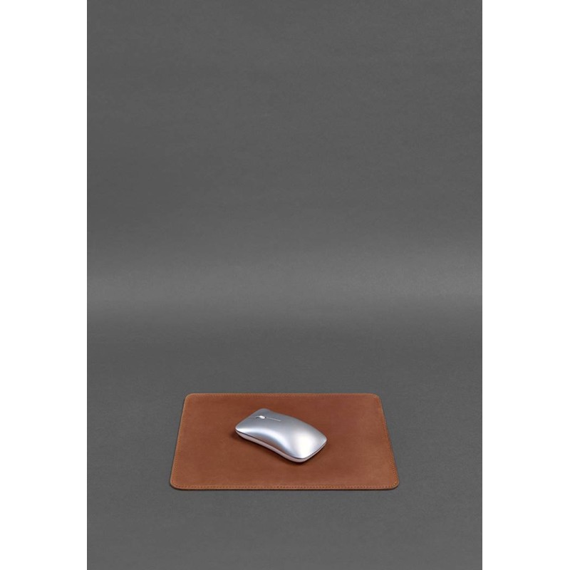 Килимок для мишки з натуральної шкіри 1.0 світло-коричневий Crazy Horse BlankNote