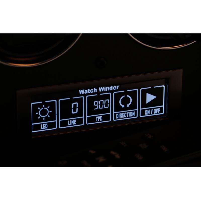 Скринька Salvadore для підзаводу 2 годинників SLX/6202-BRB 2x2 Коричневий