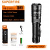 Ліхтар ручний акумуляторний V8-S SuperFire 2000 Lumen IP34