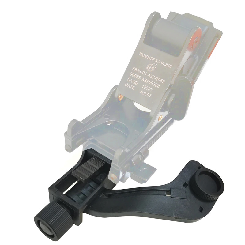 Адаптер - перехідник J-arm для кріплення монокуляра нічного бачення PVS-14 до Rhino mount (металевий)