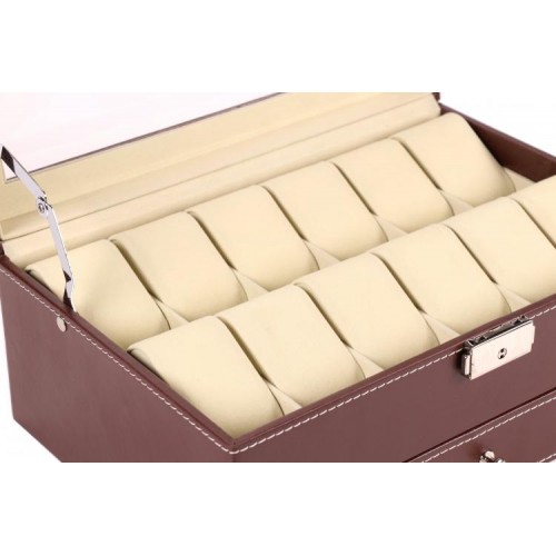Шкатулка для зберігання годинників Craft 12WJ.PU.BR Коричневий