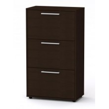 Висока тумба для взуття Компанит ТО 20 70х38х123 см Венге темний Висока тумба для взуття Компанит ТО 20 70х38х123 см Венге темний