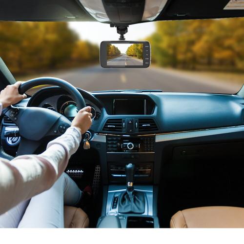 Відеореєстратор автомобільний з двома камерами та екраном Strong 5030ST 4 запис відео 1080P G-сенсор