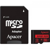 Карта пам'яті MicroSDHC 32GB UHS-I Class 10 Apacer + SD adapter (AP32GMCSH10U5-R)