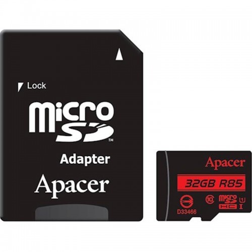 Карта пам'яті MicroSDHC 32GB UHS-I Class 10 Apacer + SD adapter (AP32GMCSH10U5-R) в інтернет супермаркеті PbayMarket!
