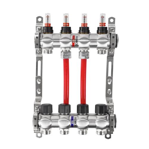 Колектор із витратомірами Raftec 1'x4 RC03-04 в інтернет супермаркеті PbayMarket!