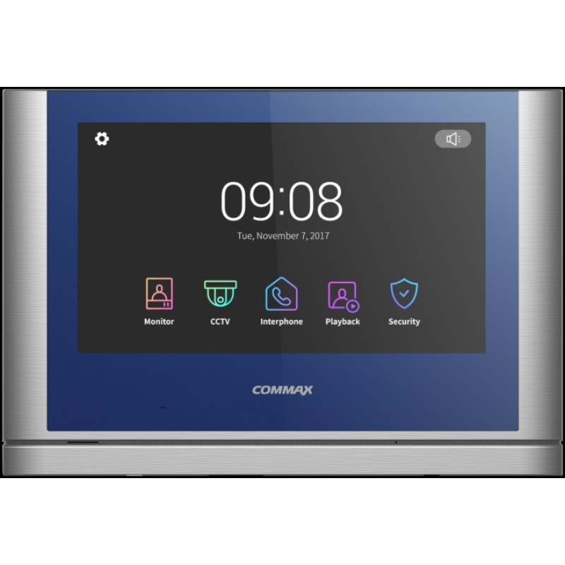 Відеодомофон Commax CDV-1024MA Blue + Dark Silver