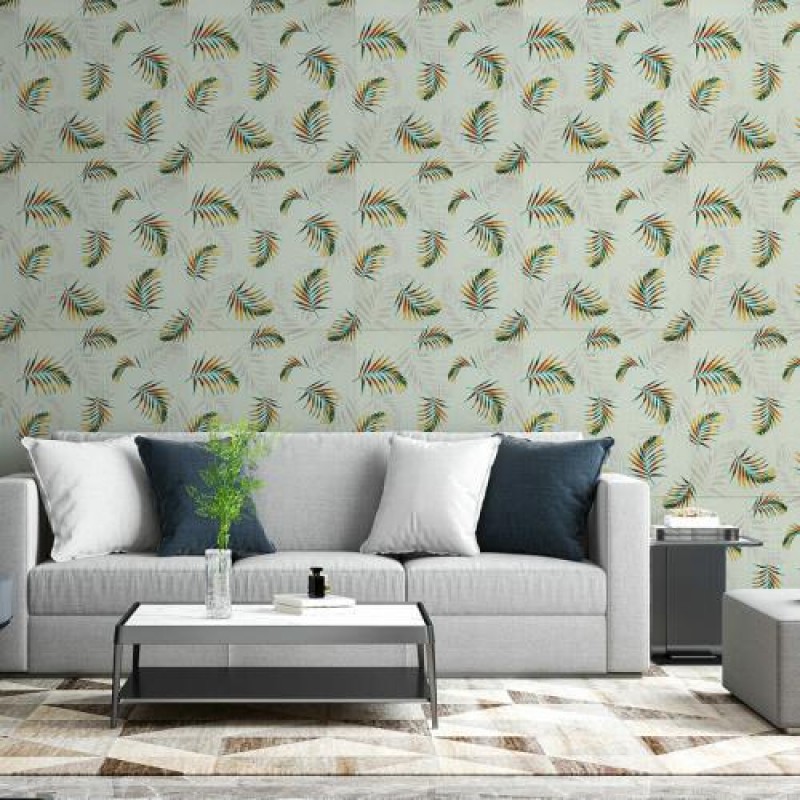 Панель стінова 3D 700х770х4мм папороть на бежевому фоні (D) Sticker Wall SW-00001983