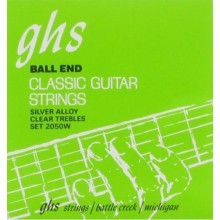 Струни для класичної гітари GHS 2050W Silver Alloy Ball End