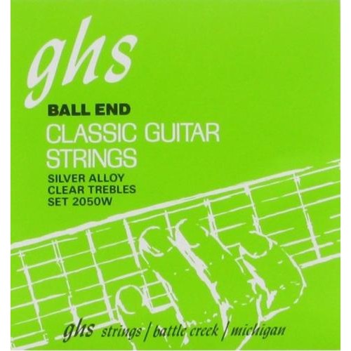 Струни для класичної гітари GHS 2050W Silver Alloy Ball End Струни для класичної гітари GHS 2050W Silver Alloy Ball End