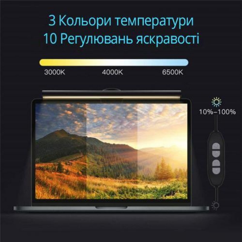 Лампа на монітор скрінбар Inspire JD-A1 Pin 5W 3000-6000K USB Black