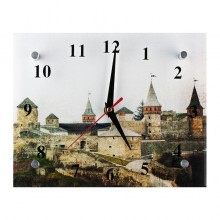 Годинник ДомАрт Види України Кам'янець-Подільський Замок 20х25х5 см (21343)