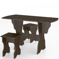 Стіл кухонний Десна Тиса Мебель Венге 750x600x1200 мм Стіл кухонний Десна Тиса Мебель Венге 750x600x1200 мм