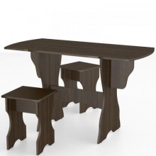 Стіл кухонний Десна Тиса Мебель Венге 750x600x1200 мм