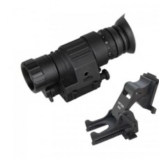 Комплект монокуляр нічного бачення ПНБ Nectronix CL27-0008 та кріплення на шолом Rhino mount (100856-949)