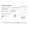 Точковий світильник AZzardo BRANT 2 SQUARE AZ2826