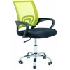 Офісне крісло керівника Richman Спайдер Сітка Чорне + Салатове