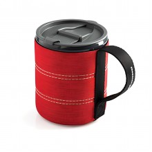 Кружка з неопреновим захистом GSI Outdoors Infinity Backpacker Mug 0.55 л Червоний (1099-75281)
