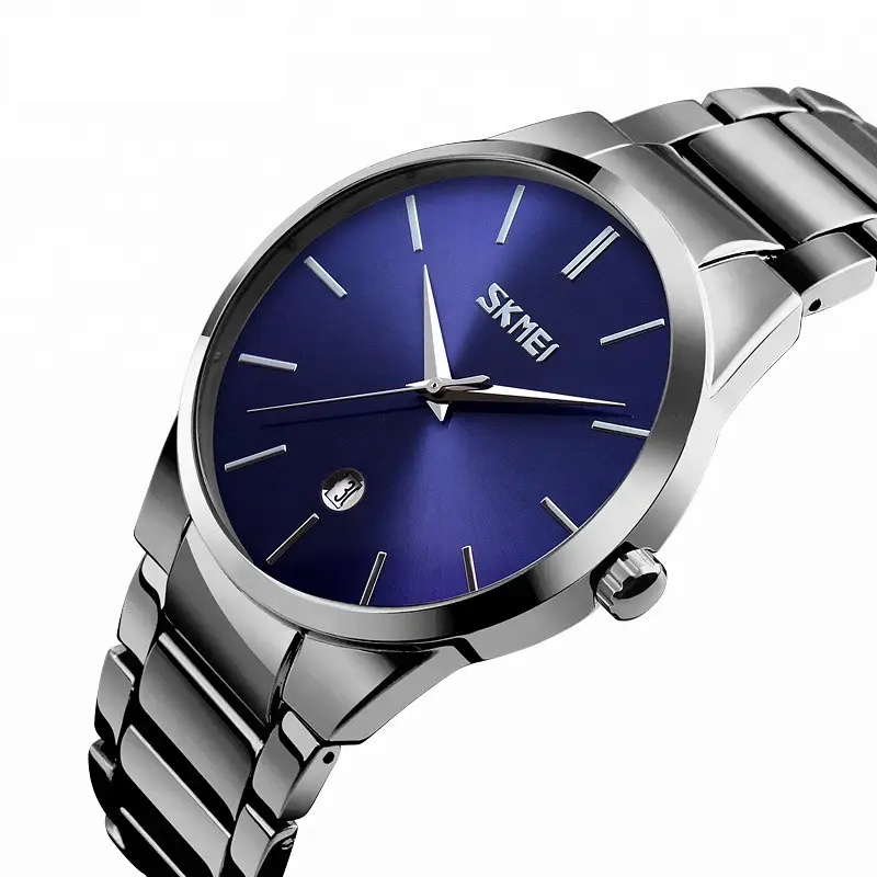 Годинник наручний чоловічий Skmei 9140 Сріблястий