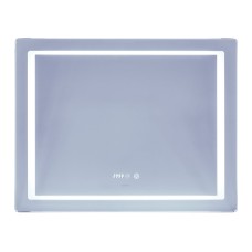 Дзеркало Mixxus Style MR03-90x70 (годинник, LED-підсвічування, антизапотівання) (MI6007)
