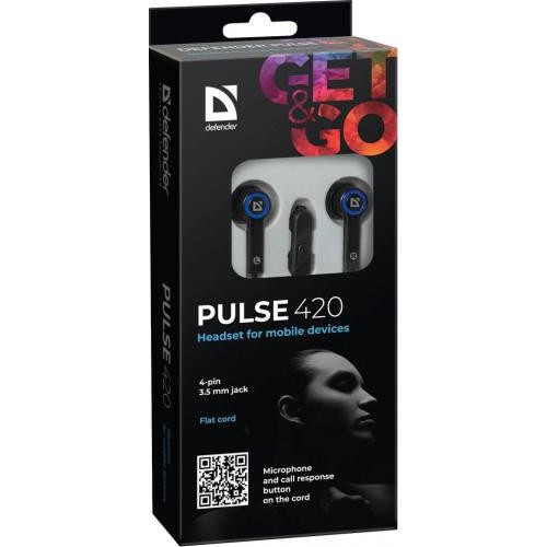 Гарнітура Defender Pulse 420 Blue (63423) (6217086) в інтернет супермаркеті PbayMarket!