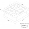 Варильна поверхня газова Kernau KGH 6422 CI X в інтернет супермаркеті PbayMarket!