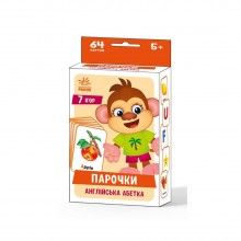 Настільна гра Парочки: Англійський алфавіт Ранок 1392002 7 ігор