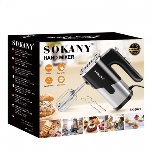 Міксер Sokany SK-6621 800 Вт (2178686257) Міксер Sokany SK-6621 800 Вт (2178686257)