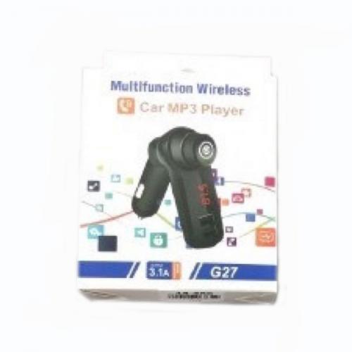 Автомобільний FM модулятор трансмітер G27 Black (av095-hbr) Автомобільний FM модулятор трансмітер G27 Black (av095-hbr)